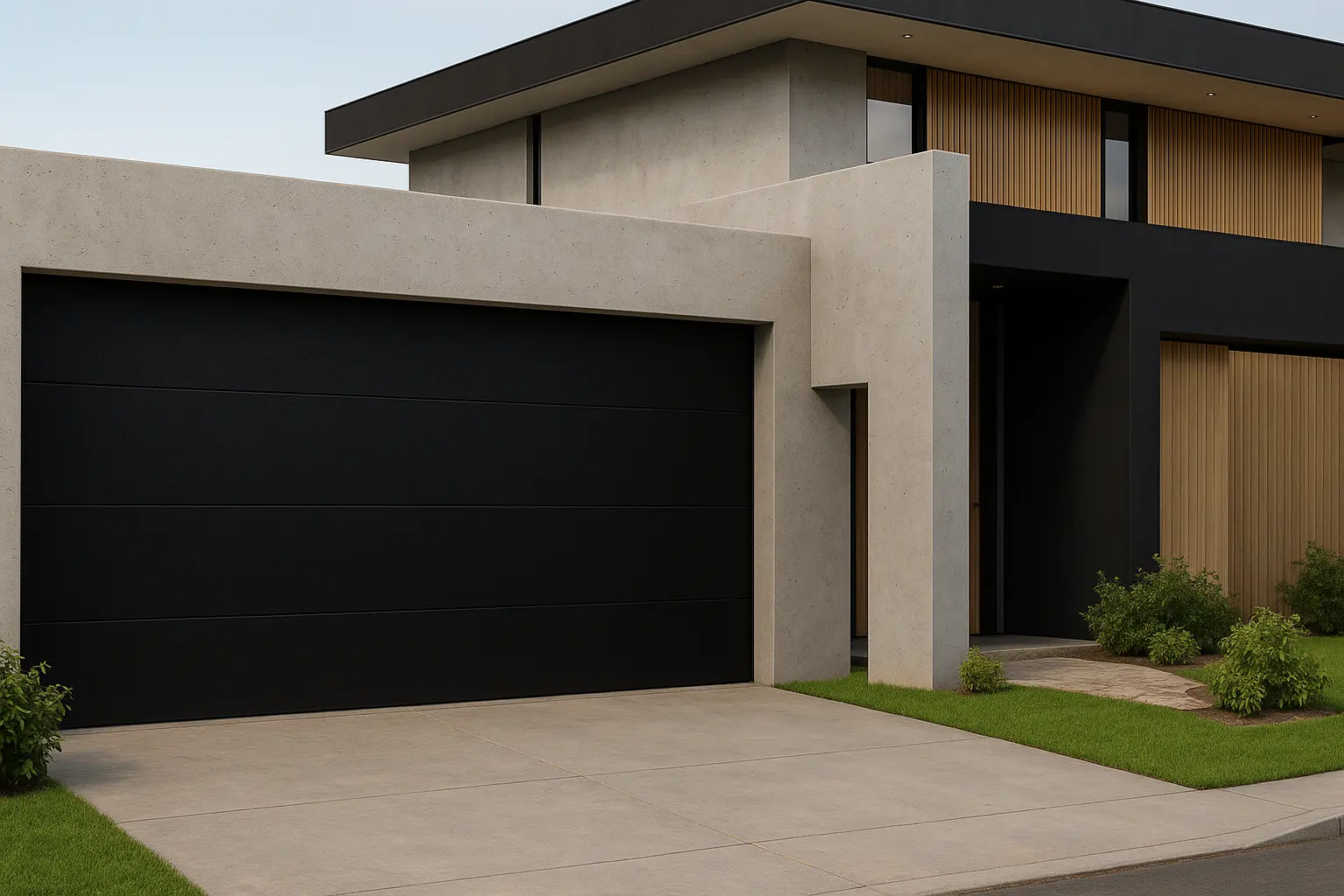 Portões de garagem seccionados